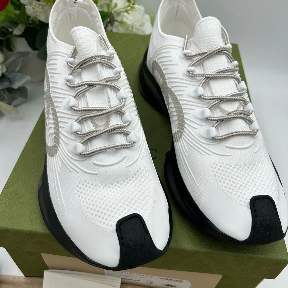 Men's Gucci interlocking G run trainer size 12.5 made in Italy - Picture 7 of 12